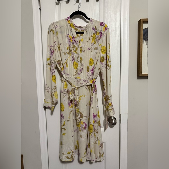 Nanette Lepore Cream Floral Dress - Picture 2 of 8